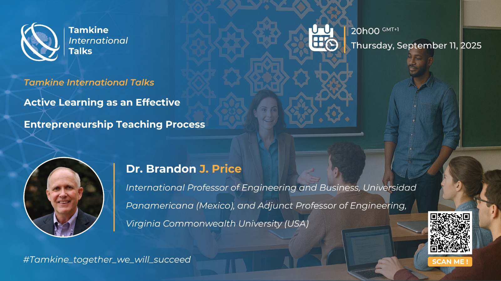 L’apprentissage actif, un processus efficace pour enseigner l’entrepreneuriat – Dr Brandon Price